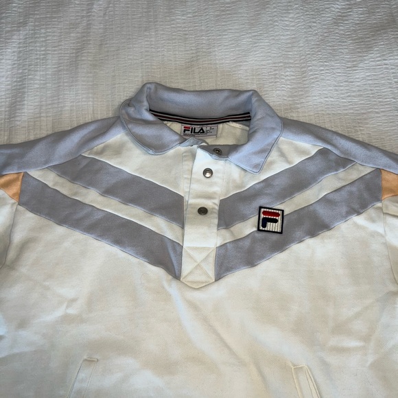 FILA sweatshirt with collar - Picture 4 of 14